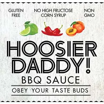 Hoosier Daddy BBQ Sauce Ghost Roast 16oz - Gluten Free