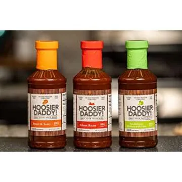 Hoosier Daddy BBQ Sauce Ghost Roast 16oz - Gluten Free