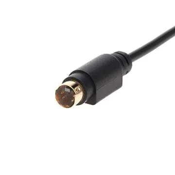 S-Video Cable 4 Pin Male 75 Ohm Patch Cord 6ft 12ft 25ft 50ft for DVD HDTV (6FT)