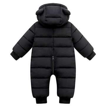 Fumdonnie infant baby boy winter snowsuit toddler newborn coat jacket for babies girl 1 2t