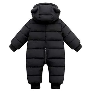 Fumdonnie infant baby boy winter snowsuit toddler newborn coat jacket for babies girl 1 2t
