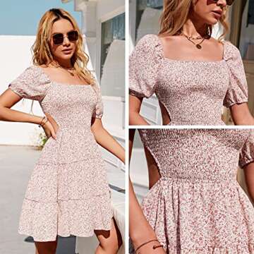 Byinns Women's Ruffle Mini Dress - Stylish & Versatile