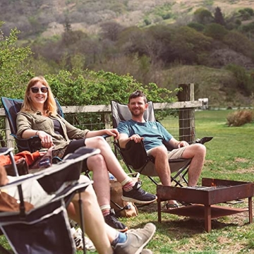 SUNNYFEEL Oversized Rocking Camping Chair for Ultimate Comfort