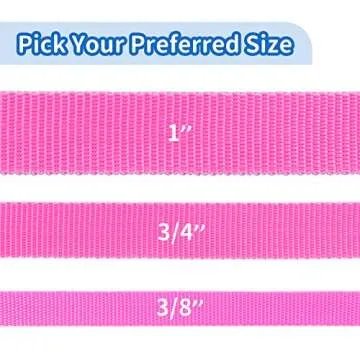 HIKISS Durable 6 FT Dog Leash for Small Dogs - Pink