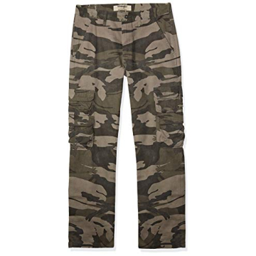 Wrangler Men's Twill Relaxed Fit Cargo Pants for Comfort