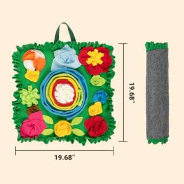 TWOPER Snuffle Mat for Dogs - Dog Mat to Keep Them Busy | Dog Puzzles Slow Feeder Dog Bowl | Interactive Dog Toys and Dog Snuffle Mat | Dog Lick Mat