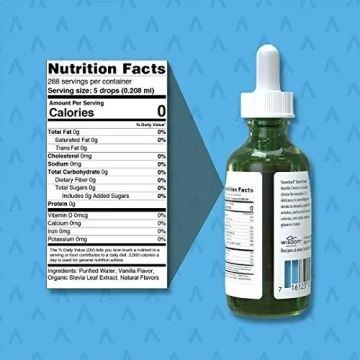 Sweet Leaf Stevia Liquid 2 Oz Great for Coffee Tea Desserts