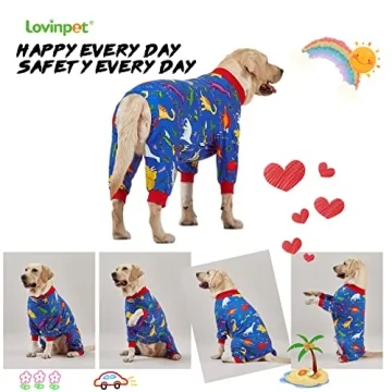LovinPet Large Dog Onesies for Post-Surgery Comfort