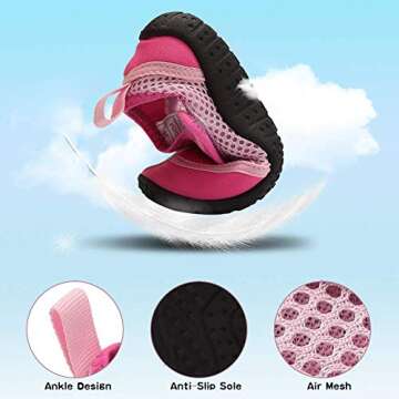 CIOR Toddler Water Shoes Quick Dry for Fun Beach Play