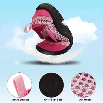 CIOR Toddler Water Shoes Quick Dry for Fun Beach Play