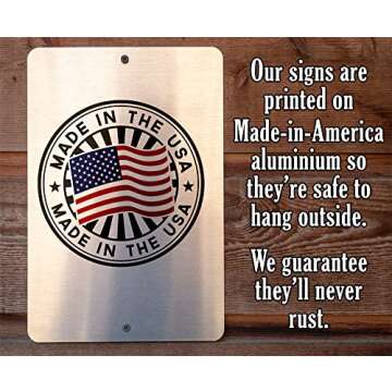 She Shed Sign - She Shed - Metal Sign - Indoor/Outdoor Shed Art - She Shed Decor Gift, Funny Birthday Gifts for Women, Metal Shed Signs, She Shed Decorations, Christmas Presents for Women