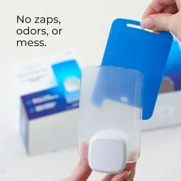 Wondercide - Flying Insect and Fly Trap - Indoor Bug Catcher for Fruit and House Flies, Gnats, Moths, and Mosquitoes - Starter Kit for Home and Kitchen - 1 Plug-in Light and 1 Cartridge