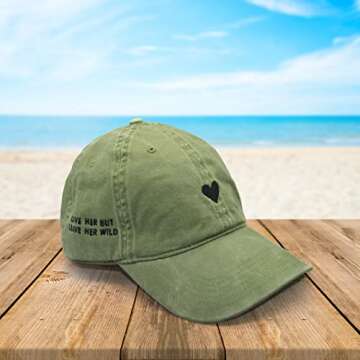 Embroidered Atticus Poetry Dad Hat in Green Brushed Cotton