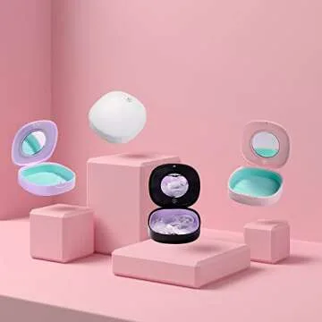 Doboli Retainer Case, Slim Aligner Case with Vent Holes, Stocking Stuffers For Gift Women Men,Compatible with Invisalign, Mouth Guard Case, Cute Retainer Case with Retainer Removal Tool and Brush,