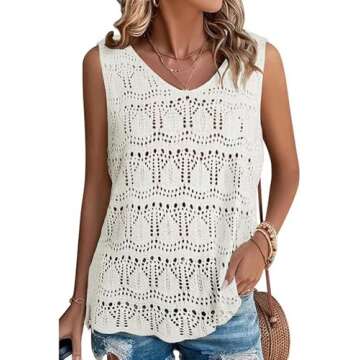 Chic SHEWIN Crochet Sweater Vest - A Summer Essential