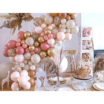 18 Inch Cream White Latex Balloons 10 Pack for Party Decorations