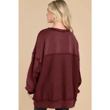 AlvaQ Women's Stylish Comfort Sweatshirt 2024