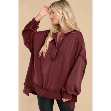 AlvaQ Women's Stylish Comfort Sweatshirt 2024