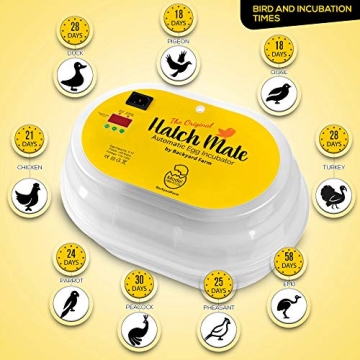 HatchMate™ Egg Incubator - Automatic Turning for 9-12 Eggs