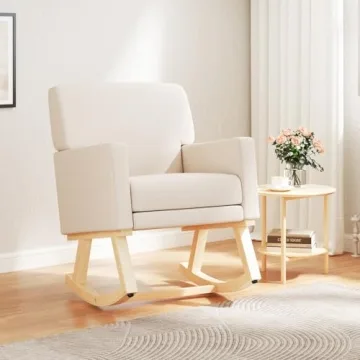 Giantex Rocking Chair with Massage Pillow for Comfort