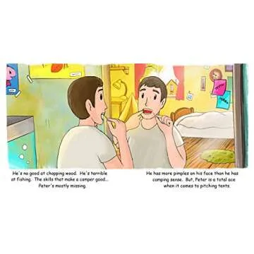 Funny Book Peter Pitched a Tent - Great Gift Idea