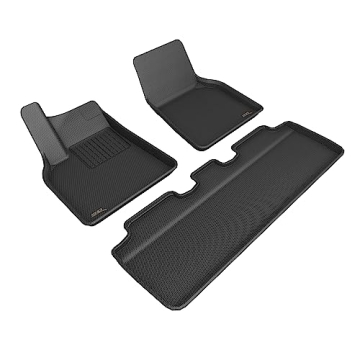 3D MAXpider Custom Fit Kagu Floor Mat Set for Tesla Model Y (2021-2024) - Premium Protection & Style