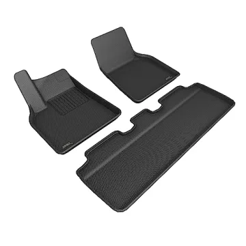 3D MAXpider Custom Fit Kagu Floor Mat Set for Tesla Model Y (2021-2024) - Premium Protection & Style