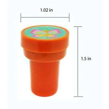 Tiny Mills 24 Pcs Spring Stampers for Kids Crafting Fun