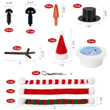 DIY Snowman Kit for Kids - Christmas Crafts & Stocking Stuffers