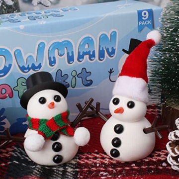 DIY Snowman Kit for Kids - Christmas Crafts & Stocking Stuffers