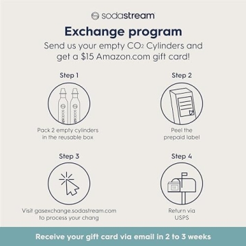 SodaStream CO2 Gas Refill Pack - 2 Cylinders