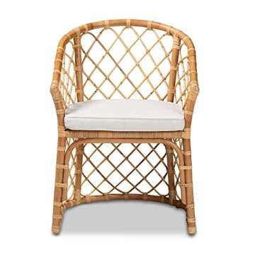 Stylish Baxton Studio Orchard Rattan Dining Chair