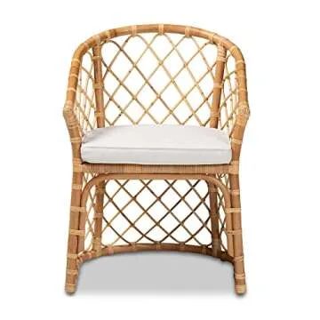 Stylish Baxton Studio Orchard Rattan Dining Chair