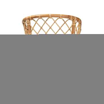 Stylish Baxton Studio Orchard Rattan Dining Chair