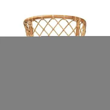 Stylish Baxton Studio Orchard Rattan Dining Chair