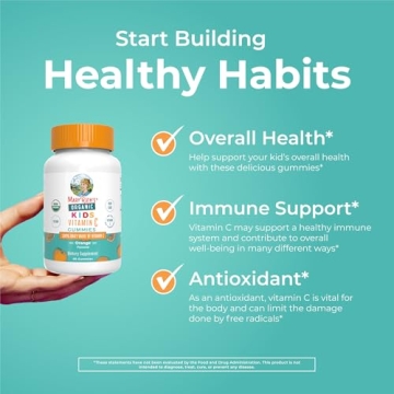 Organic Kids Vitamin C Gummies for Immune Support