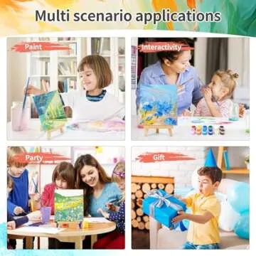 56-Piece Pomaylor Painting Canvas Set for All Ages