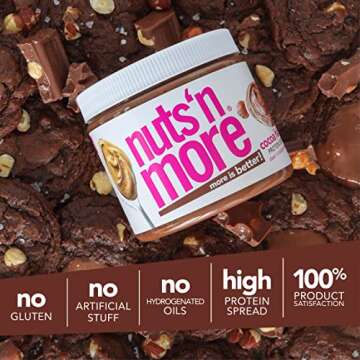 Nuts ‘N More Cocoa Hazelnut Butter - High Protein, Keto Spread