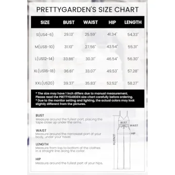 PRETTYGARDEN Summer Jumpsuit for Women with Smocked Details and Pockets