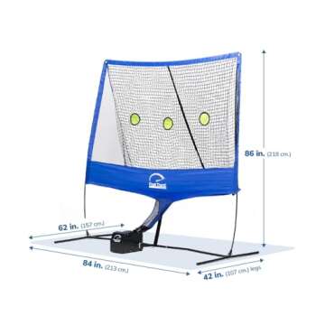 Fast Track Tennis Feedback System - Portable Trainer with App Integration
