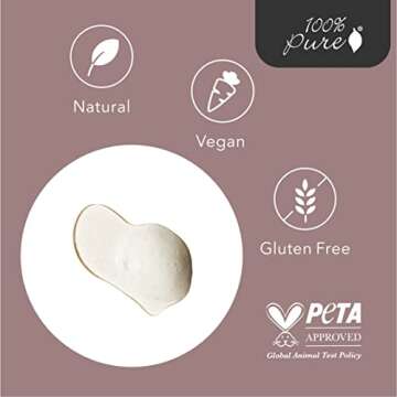 100% PURE Yuzu & Pomelo Glossing Shampoo & Cleansing Detox Helps Restore Vibrancy in Dry Dull Hair Revitalizing Shine & Body Healthy Growth for Women & Men, Vegan - 16 Fl Oz