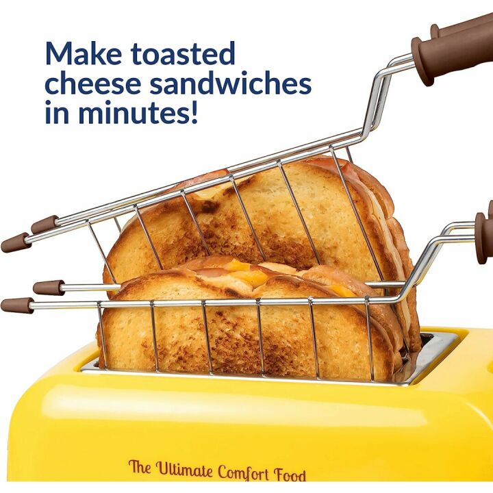 Nostalgia Grilled Cheese Sandwich Toaster - Yellow