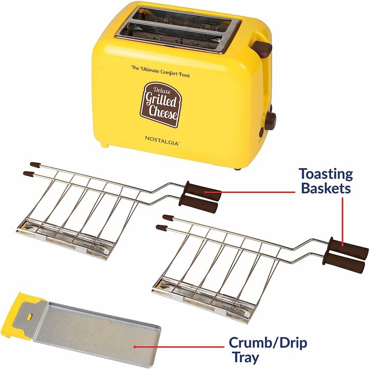 Nostalgia Grilled Cheese Sandwich Toaster - Yellow