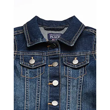 Baby Girls Denim Jacket in China Blue - 18-24M