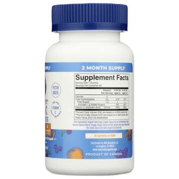 MaryRuth Organics Vitamin C Gummies | Supplement for Immune Support & Overall Health | Immune Support Supplement | Vitamin C for Adults & Kids | Vegan | Non-GMO | 60 Servings