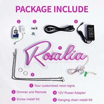 FIREOCITY Custom Neon Signs for Any Occasion - Bright & Unique