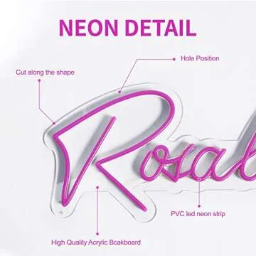 FIREOCITY Custom Neon Signs for Any Occasion - Bright & Unique