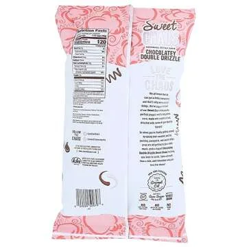 Sweet Chaos Black & White Drizzled Popcorn, No Artificial Colors or Flavors, Gluten Free & Non-GMO, 5.5 Ounce (Pack of 12)