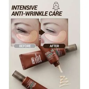 ACWELL Licorice pH Balancing Intensive Anti-Wrinkle Eye Cream 1.01 fl.oz. -For Dark Circles and Puffiness with Peptides and Licorice Water, Anti-aging Face Cream for Men and Women