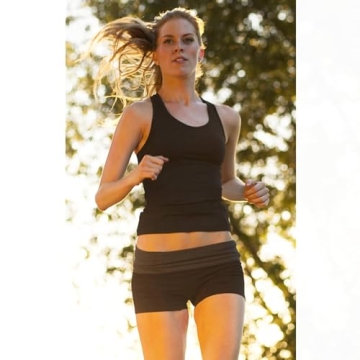 6 Pieces Basic Cotton Crop Tank Tops Sleeveless Racerback Sports Tops Workout Yoga Crop Tops for Women (Color Set A, Small)